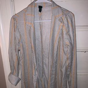 Striped lightweight blazer